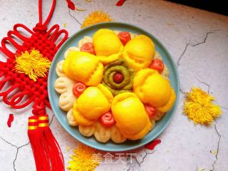 Twenty-eight Steamed Jujube Flowers for Fortune and Treasure recipe