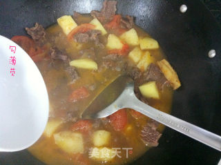 Stewed Beef Brisket with Tomato and Potato recipe