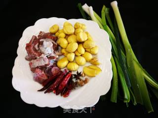 Braised Beef Brisket with Chestnut recipe