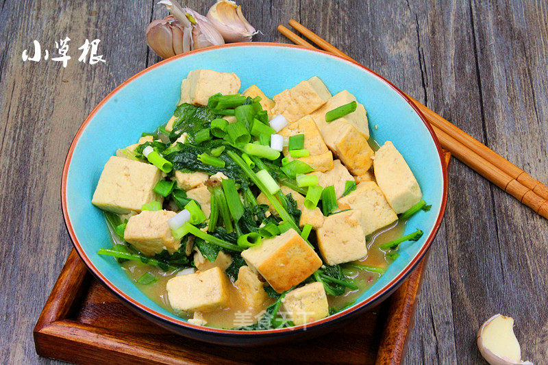 Stewed Tofu with Radish recipe