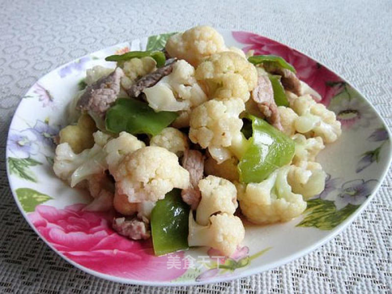 Stir-fried Pork with Homemade Cauliflower recipe