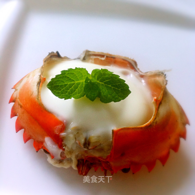 Crab Steamed Egg recipe