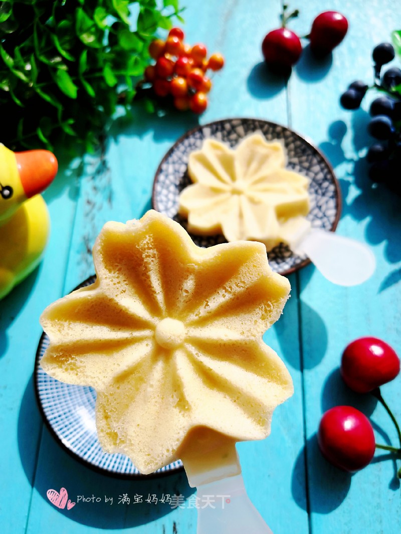 Sakura Ice Cream Steamed Cake recipe