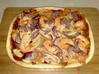 Delicious Shrimp Pizza recipe