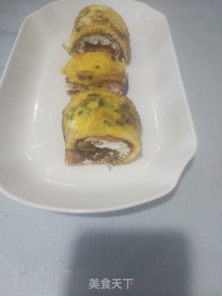 "eggs", Two-color Egg Rolls recipe