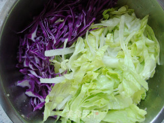 Lettuce and Purple Cabbage recipe