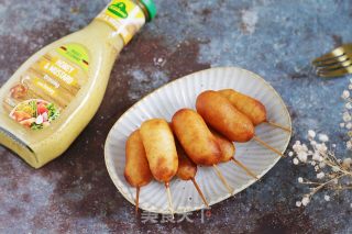 Fried Mini Hot Dogs recipe