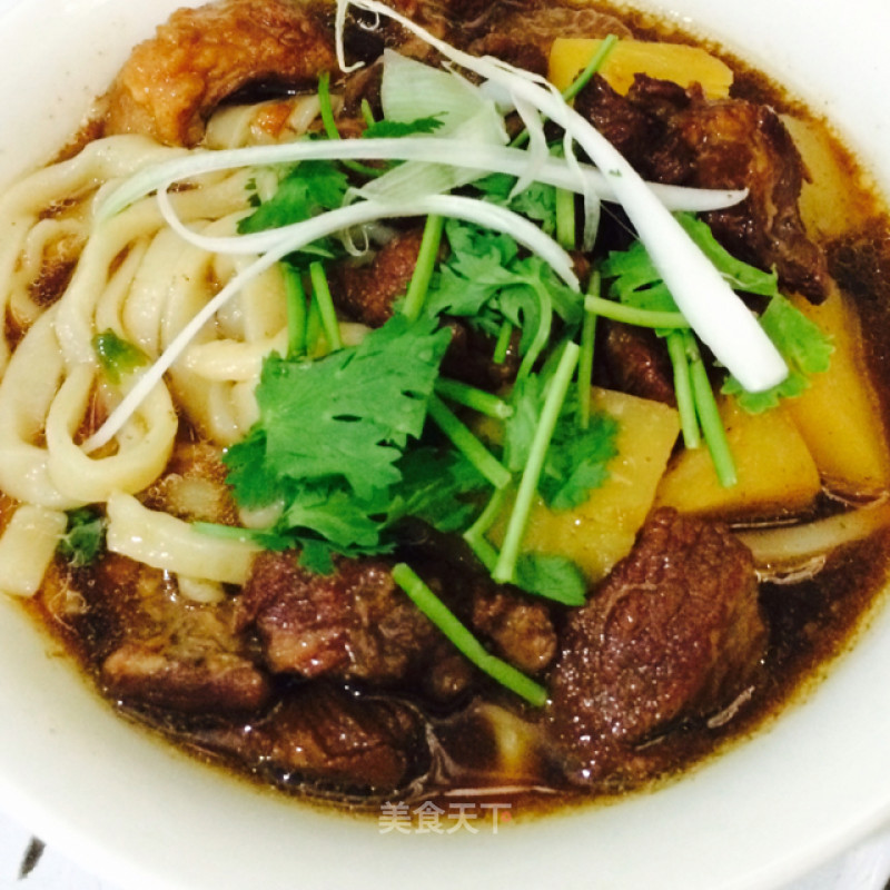 Braised Beef Noodles recipe