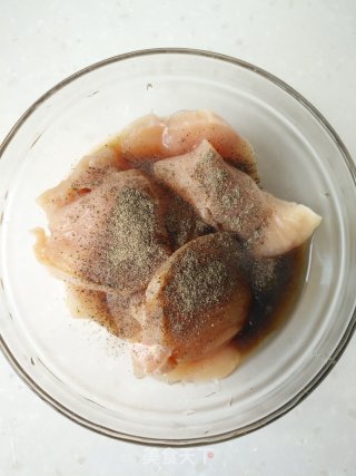 Fried Chicken Breast with Black Pepper recipe