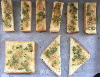 Cumin Scallion Toast Strips recipe