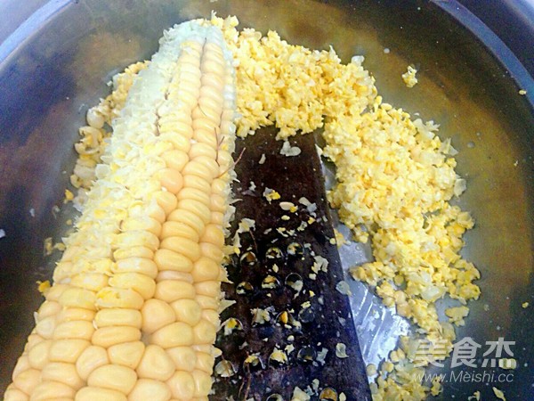 Corn Porridge with Crushed Red Dates recipe