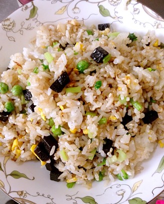 Fried Rice with Rutabaga and Egg recipe