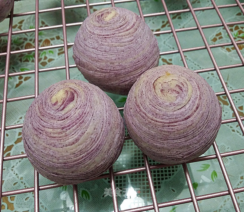 Purple Sweet Potato and Chestnut Crisp recipe