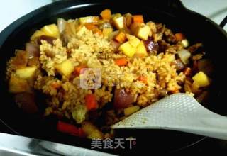 Rice Cooker Rice Lamb recipe