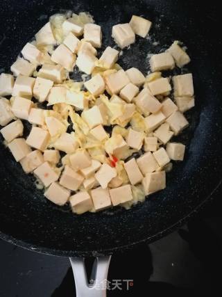 #蛋美食#double Mushroom Tofu Ding recipe