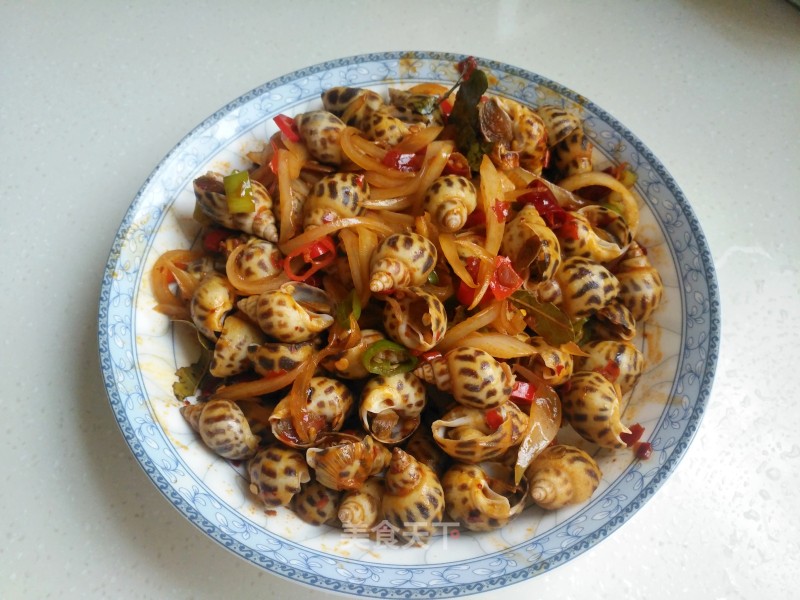 Spicy Fried Flower Conch recipe