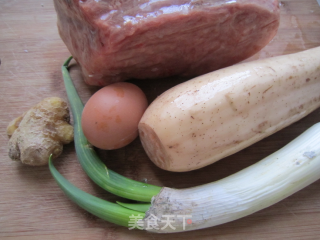 Lotus Root Meatballs recipe