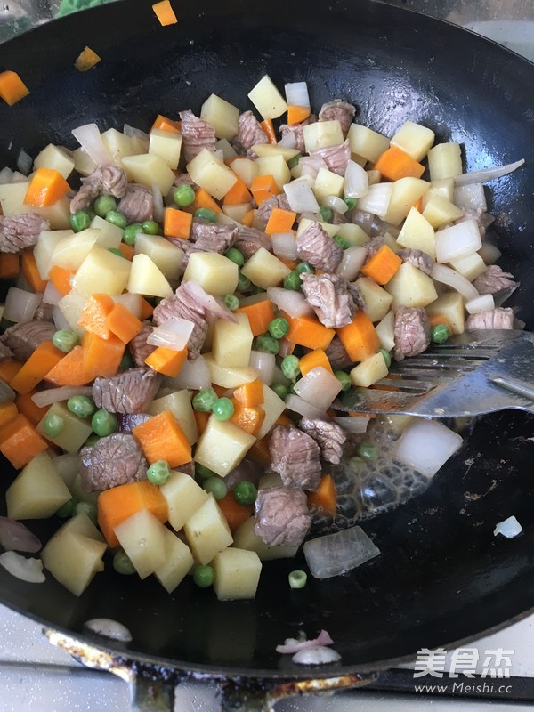 Colorful Curry Beef recipe