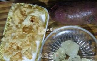 Purple Sweet Potato and Tremella Soup recipe