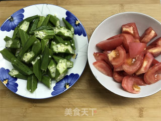 Okra Tomatoes recipe