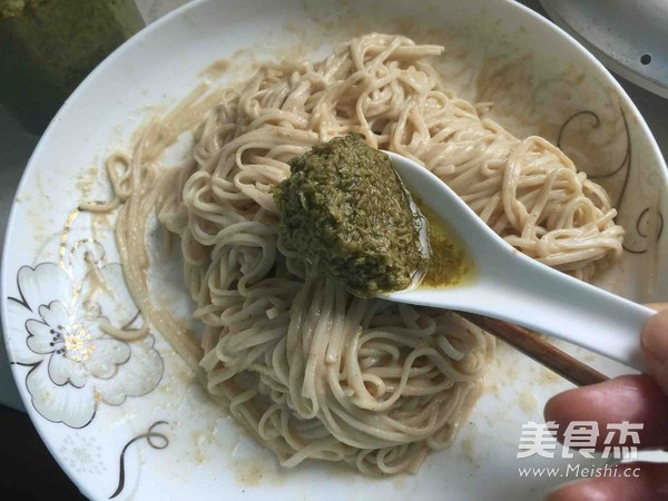 Noodles with Shrimp and Toon Sauce recipe