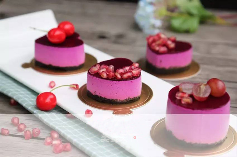 Dragon Fruit Mousse Cake by Daogrs Baking Recipe recipe