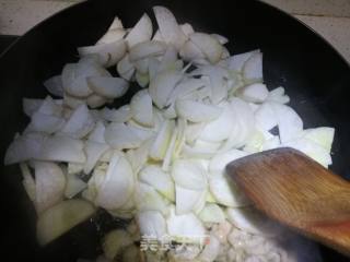 Fried Pork with Pleurotus Eryngii recipe