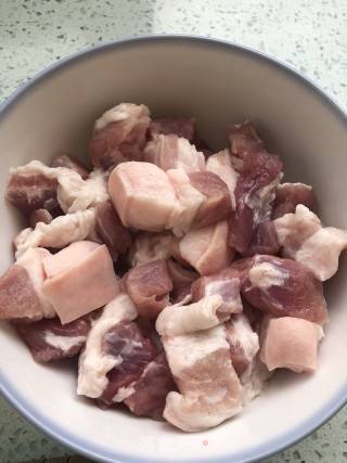 Braised Pork Stew with Dried Potato Chips recipe