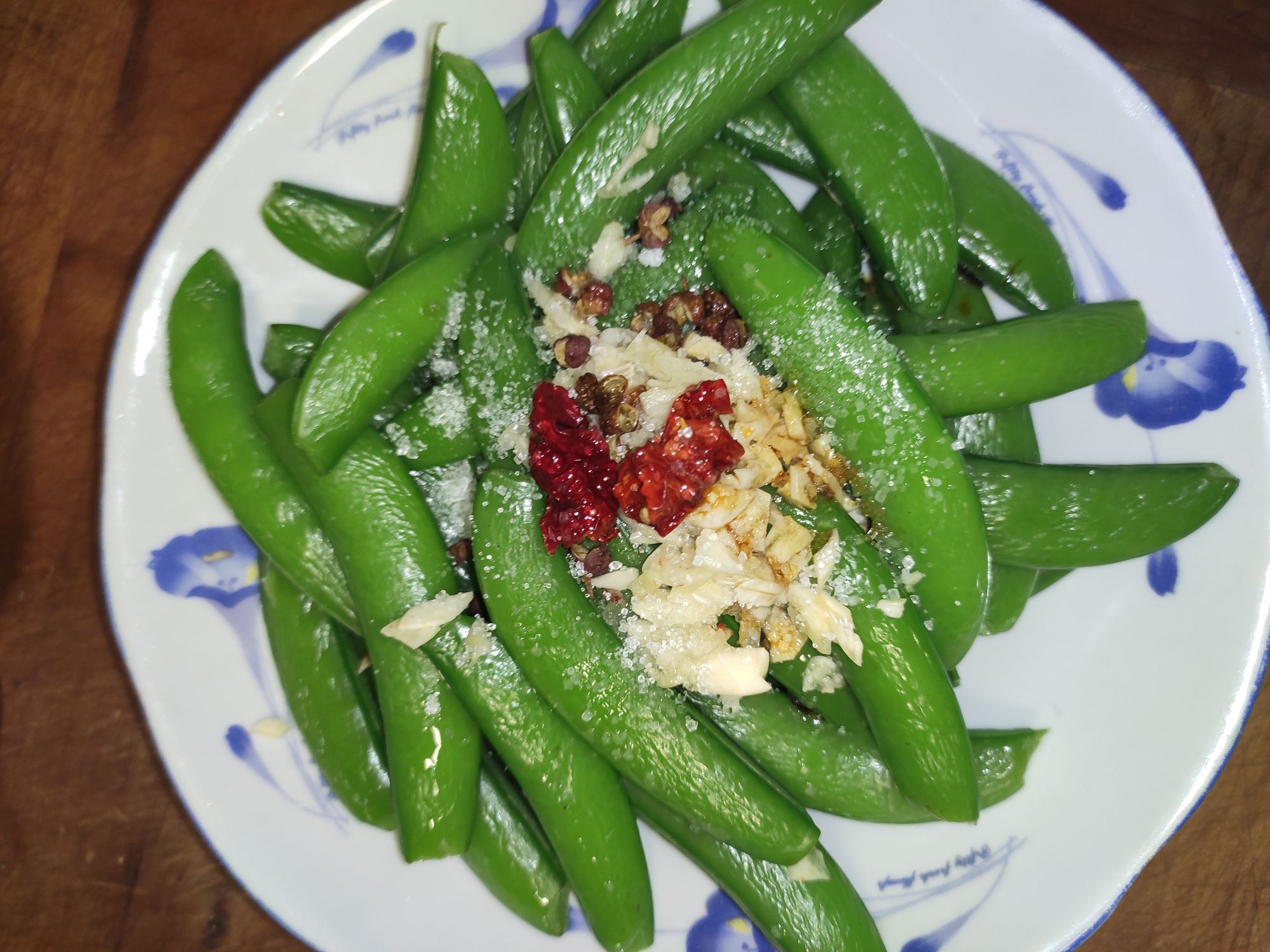 Chilled Snow Peas recipe