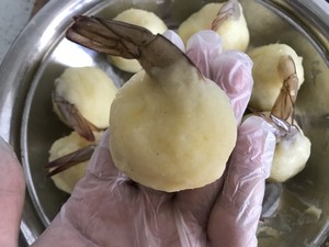 Golden Anchovy Shrimp Balls without A Drop of Oil recipe