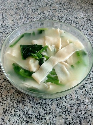 Spinach Noodle Soup recipe