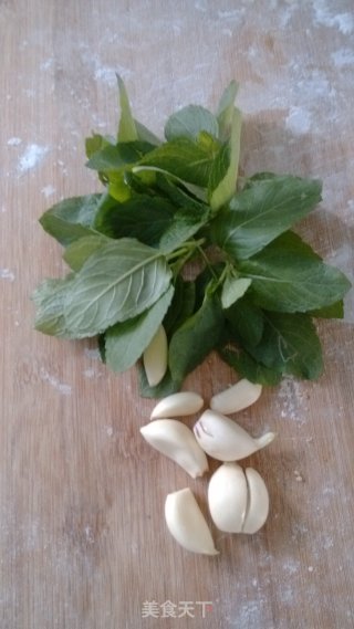 Hand Rolled Noodles with Pesto Garlic Sauce recipe