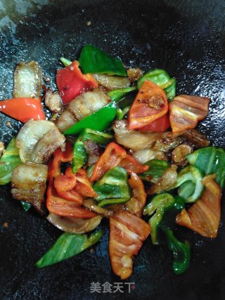 Double Pepper Twice Cooked Pork recipe