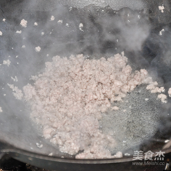 Fried Potherb Mustard with Minced Pork recipe