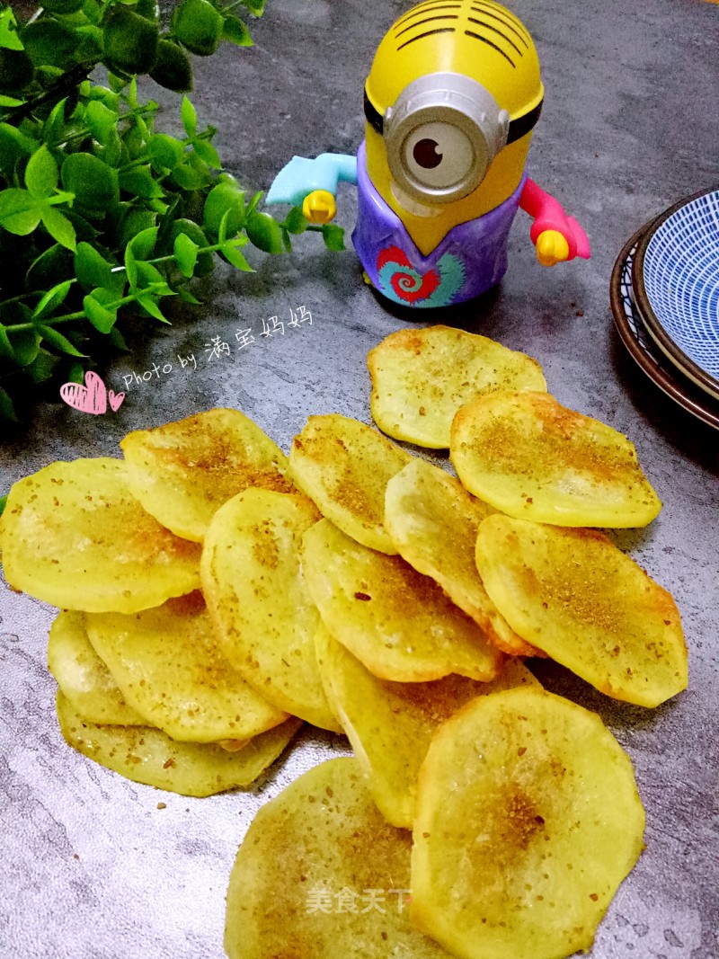 Cumin-flavored Baked Potato Chips recipe
