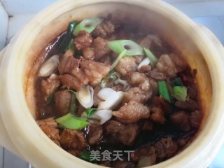 Braised Lamb with Scallions recipe