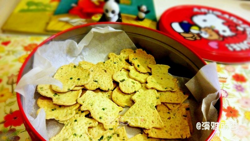 Chives Sesame Soda Crackers recipe