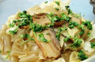 Braised Bacon with Chinese Cabbage recipe