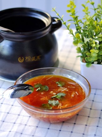 Tomato Enoki Mushroom Soup recipe
