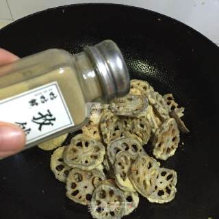 Fried Lotus Root Slices recipe