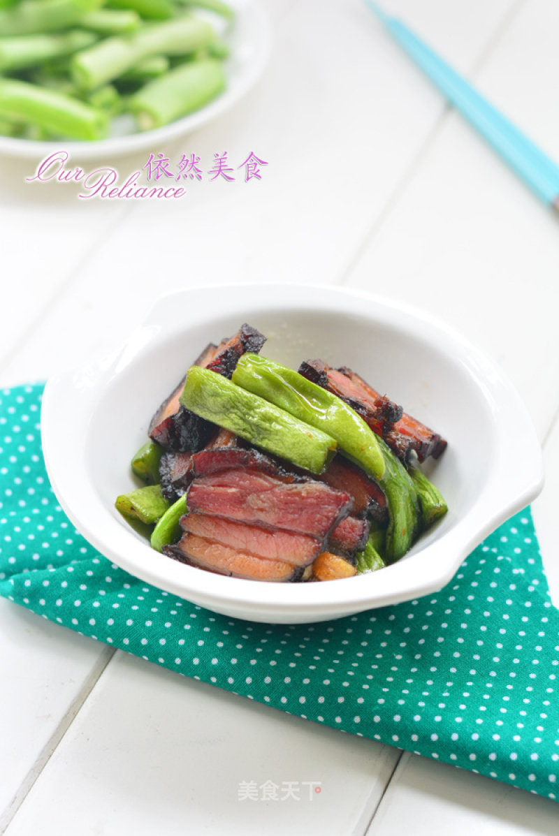 Home-cooked and Delicious Dish-stir-fried String Beans with Pork Belly recipe