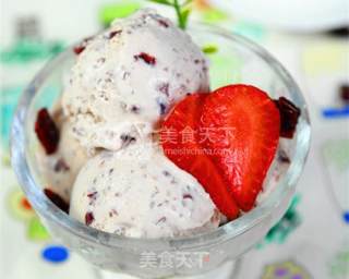 Cool Icy Cranberry Cream Ice Cream recipe