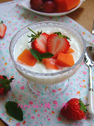 Homemade Fresh Fruit Yogurt recipe