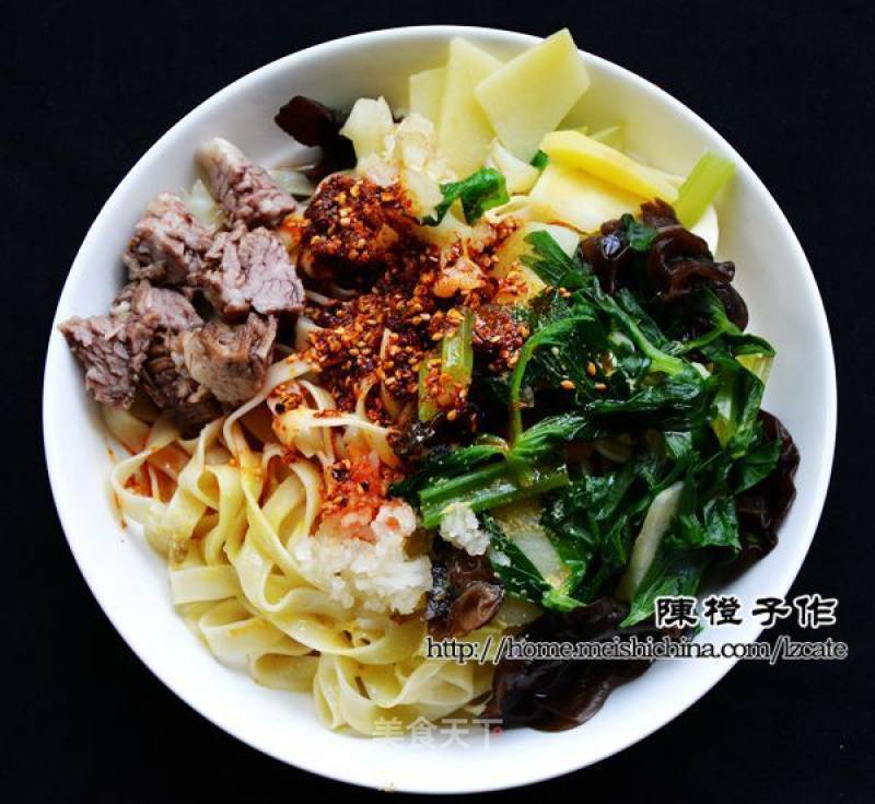 Authentic Lanzhou Vegetarian Cold Noodles (noodle House Edition)
