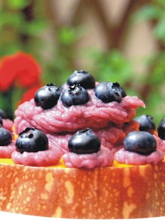 Blueberry Pumpkin Yam Puree recipe