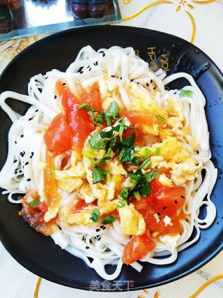 Homemade Noodles with Eggs and Persimmons recipe