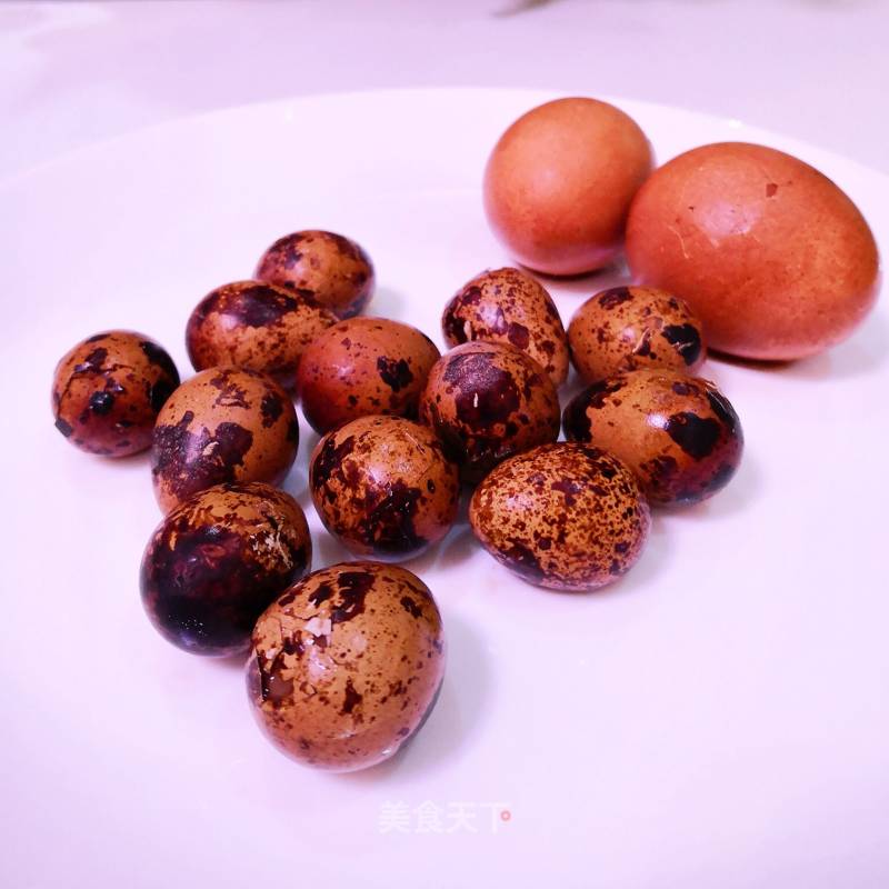 Spiced Tea Quail Eggs recipe