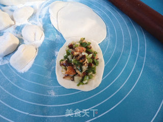 Haimi Leek Stuffed Pot Stickers recipe
