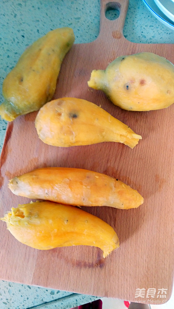 Roasted Dried Sweet Potatoes recipe