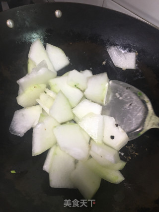 Braised Fish Floss with Winter Melon recipe